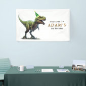 Dinoverjaardagsuitnodiging, Drie rex verjaardag Spandoek (Beurs)