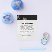 Dinozaur - Fractal Art Flyer (Enkel)