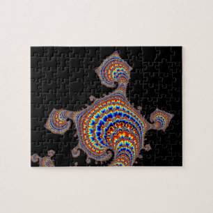 Dinozaur - Fractal Art Legpuzzel