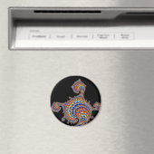 Dinozaur - Fractal Art Magneet (Insitu (Vaatwasser))