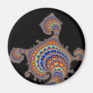Dinozaur - Fractal Art Magneet