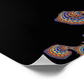 Dinozaur - Fractal Art Poster (Hoek)