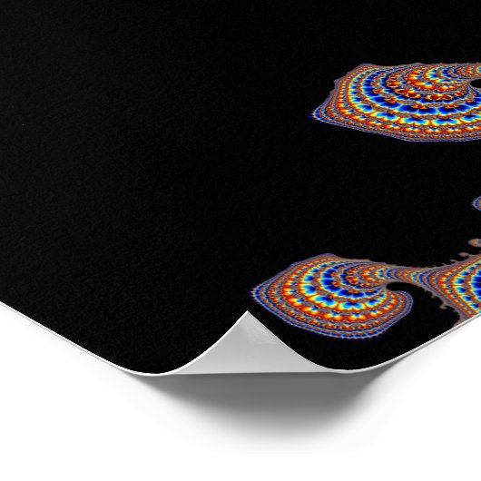 Dinozaur - Fractal Art Poster (Hoek)