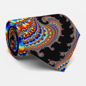 Dinozaur - Fractal Art Stropdas (Opgerold)