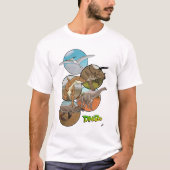 DinoZoo Dinosaur Collage T-shirt (Voorkant)