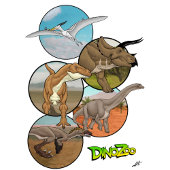 DinoZoo Dinosaur Collage T-shirt