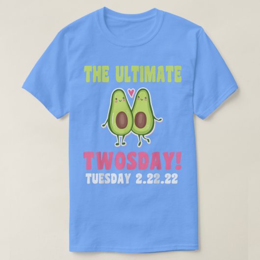 Dinsdag 2 februari: Avocado Fruit T-shirt (Design voorkant)