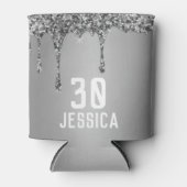 Dinsdag 30e Elegant Silver Modern Elegant Favors Blikjeskoeler (Voorkant)