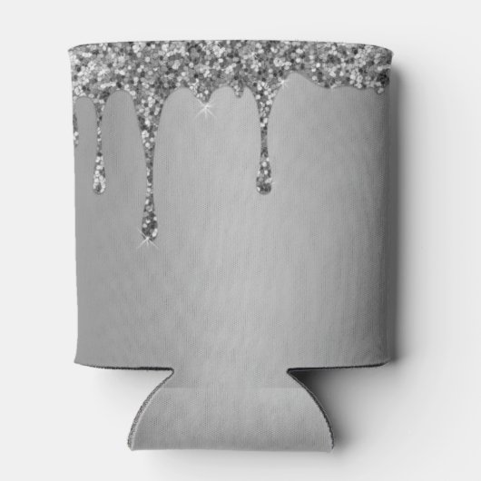 Dinsdag 30e Elegant Silver Modern Elegant Favors Blikjeskoeler (Achterkant)