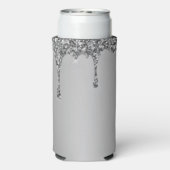 Dinsdag 30e Elegant Silver Modern Elegant Favors Seltzer Blikjeskoeler (Seltzer Achterkant)