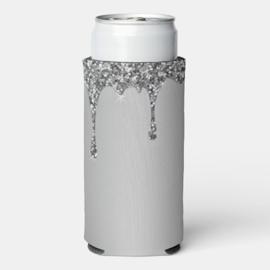 Dinsdag 30e Elegant Silver Modern Elegant Favors Seltzer Blikjeskoeler (Seltzer Achterkant)