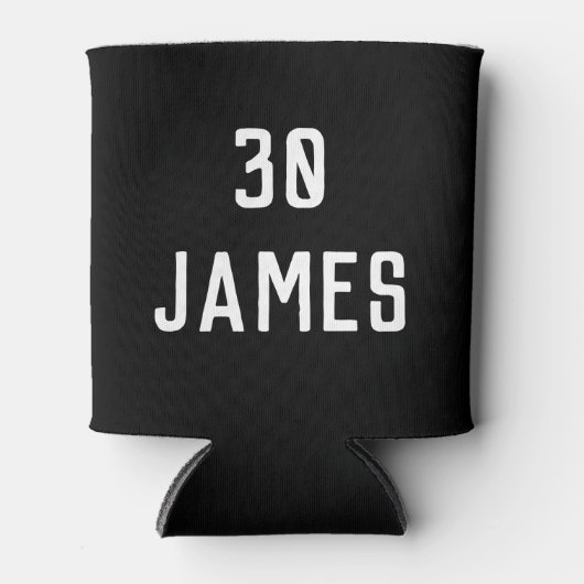 Dinsdag 30e verjaardag van de olifant zwarte moder blikjeskoeler (Voorkant)