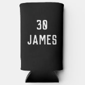 Dinsdag 30e verjaardag van de olifant zwarte moder seltzer blikjeskoeler (Voorkant)