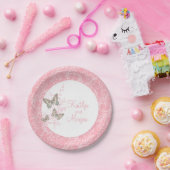 Dinsdag 3 inktvlinder roze witboek bord (Feest)