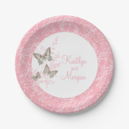 Dinsdag 3 inktvlinder roze witboek bord