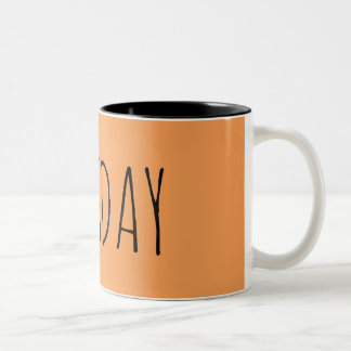 dinsdag || Collectie week Tweekleurige Koffiemok