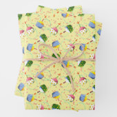 Dinsdag Cupcake Celebration Wrapping Paper Sheets (In situ)