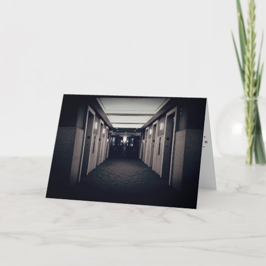 "Dinsdag de 17e" Hallowe’en Kaart (Voorkant)