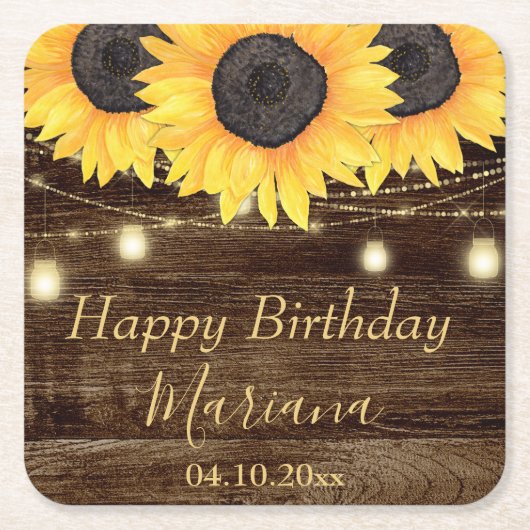 Dinsdag feest van de bloementeelt kartonnen onderzetters (Voorkant)