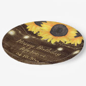 Dinsdag feest van de bloementeelt papieren bordje (Gekanteld)