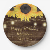 Dinsdag feest van de bloementeelt papieren bordje (Voorkant)