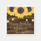 Dinsdag feest van de bloementeelt servet (Voorkant)