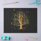 Dinsdag Gras Tree Beads New Orleans 2022 Watercolo Tissuepapier (Craft)