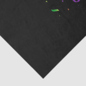 Dinsdag Gras Tree Beads New Orleans 2022 Watercolo Tissuepapier (Detail)