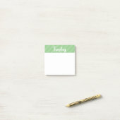 Dinsdag - Groen - Dagen van de Week - Post It Note (Op bureau)