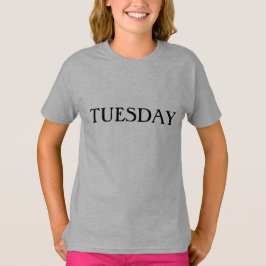 Dinsdag lang hoes T-shirt