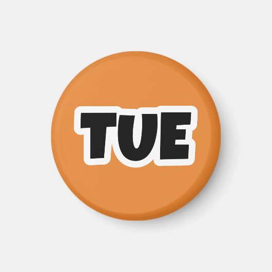 dinsdag magneet (Voorkant)