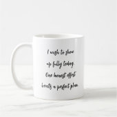 Dinsdag Motivatie Affirmatie Quote Koffiemok (Links)