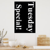Dinsdag Poster speciale schoonheidssalon (Keuken)