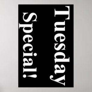 Dinsdag Poster speciale schoonheidssalon