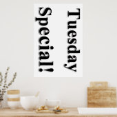 Dinsdag Poster speciale schoonheidssalon (Keuken)