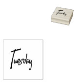 dinsdag rubberstempel (Gestempeld)