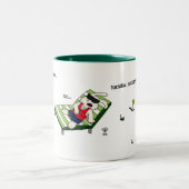 Dinsdag, Snoozeday Muge - het moet een dinsdag zij Tweekleurige Koffiemok (Center)