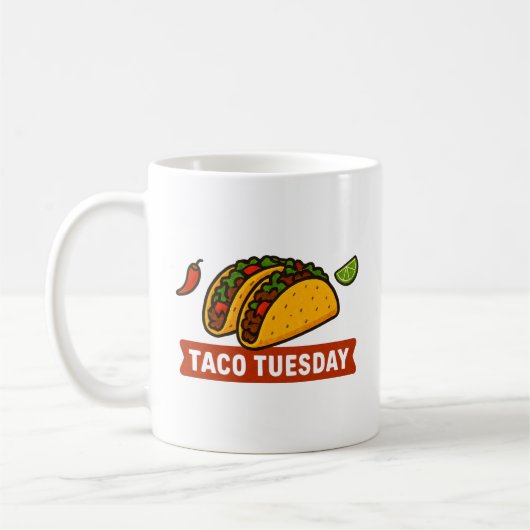 Dinsdag Tacos Fiesta Splash Koffiemok (Links)