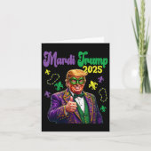 Dinsdag Trump 2025 Grappige Mardi Gras Kaart (Voorkant)