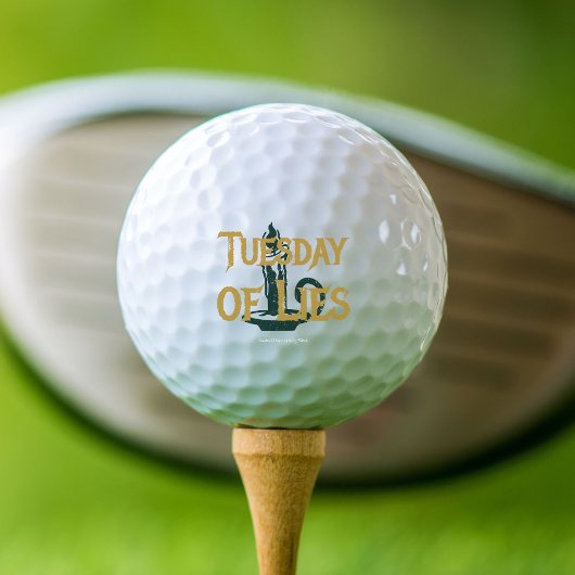Dinsdag van de leugen golfballen