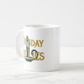 Dinsdag van Leugens Koffiemok (Voorkant links)