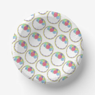 Dinsdag Vrijgezellenfeest Floral Round Cake Papieren Kommen