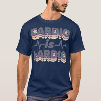 dio is Hardio Funny Gym Running Retro 70s Fitness T-shirt