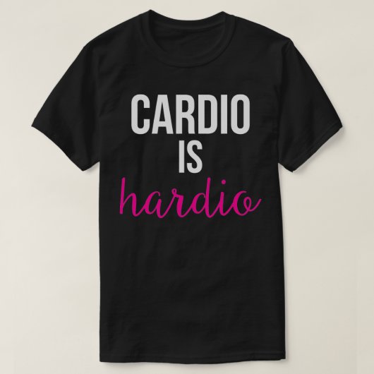Dio is Hardio Workout Gym Running T-shirt (Design voorkant)