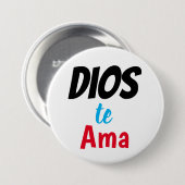 dio te ama ronde button 7,6 cm (Voorkant /achterkant)