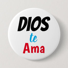 dio te ama ronde button 7,6 cm
