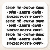 Diodydd / Drink (Welsh) Kartonnen Onderzetters (Voorkant)