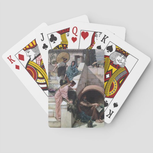 Diogene - John William Waterhouse Pokerkaarten (Achterkant)