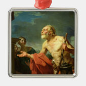 Diogenes Asking for Alms, 1767 Metalen Ornament (Voorkant)