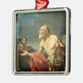 Diogenes Asking for Alms, 1767 Metalen Ornament (Links)